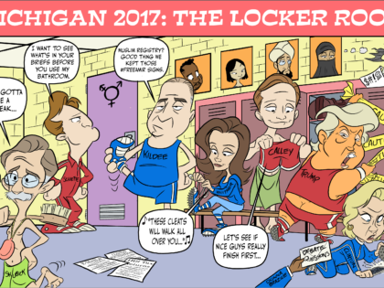 Truscott Rossman calendar goes to the locker room